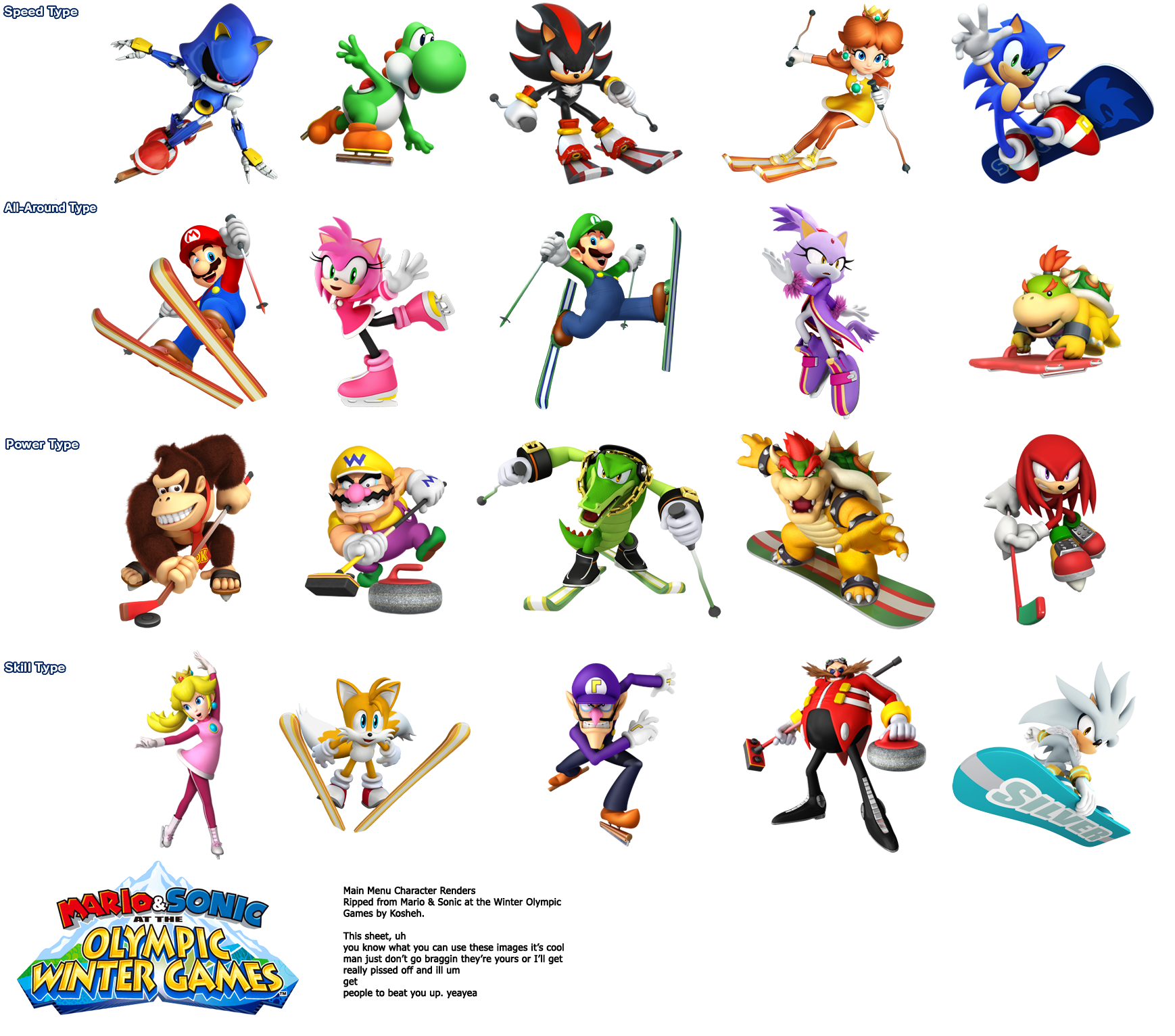 Unlockables In Mario And Sonic At The Olympic Winter Games Download
