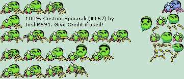Pokémon Generation 2 Customs - #167 Spinarak