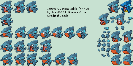 Pokémon Customs - #443 Gible
