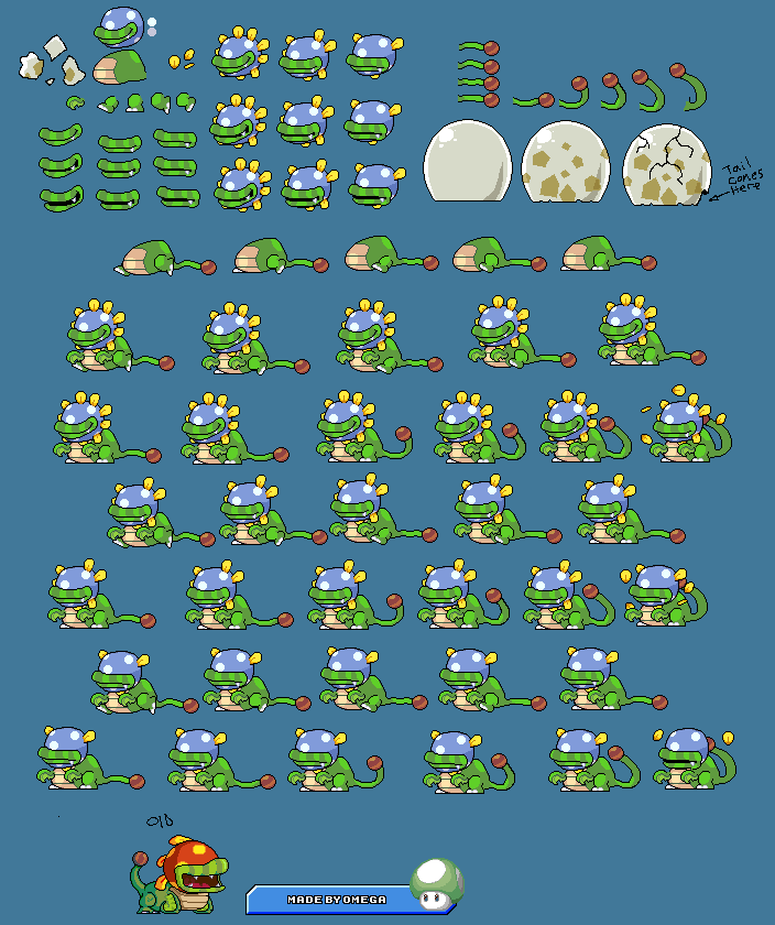 Mario Customs - Dino Piranha