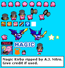 Kirby & the Amazing Mirror - Magic Kirby