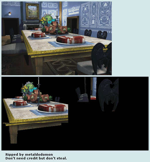 Digimon World - Grey Lord's Mansion (Dinning Room)