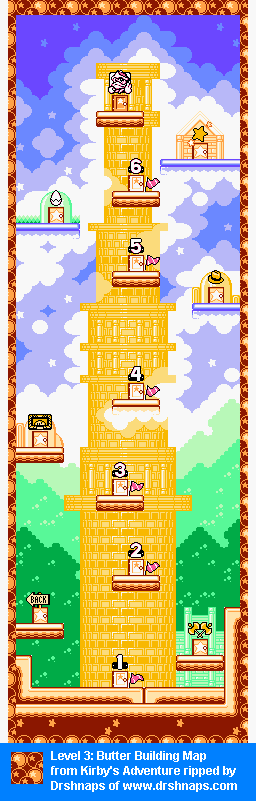 Kirby's Adventure - World 03 Butter Building