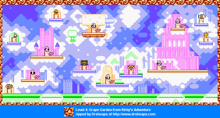 Kirby's Adventure - World 04 Grape Garden