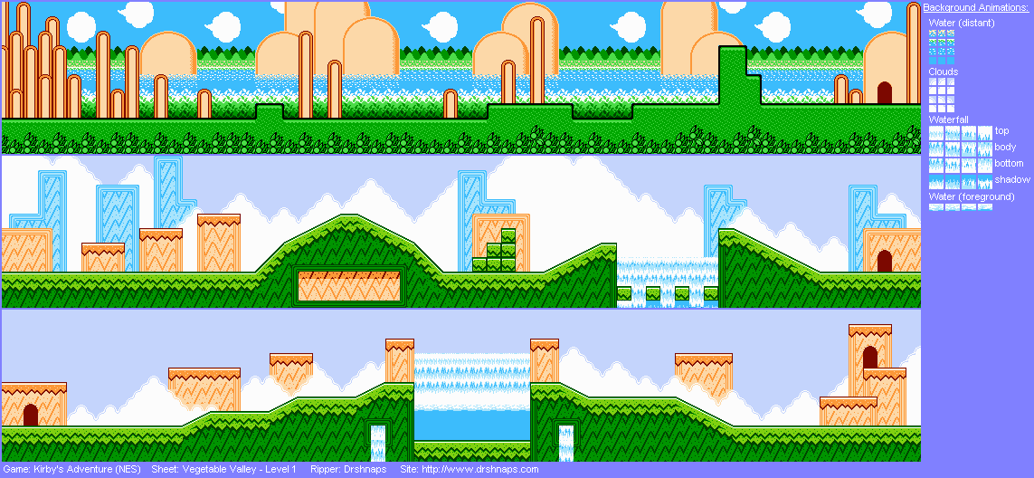 Kirby's Adventure - Vegetable Valley 1