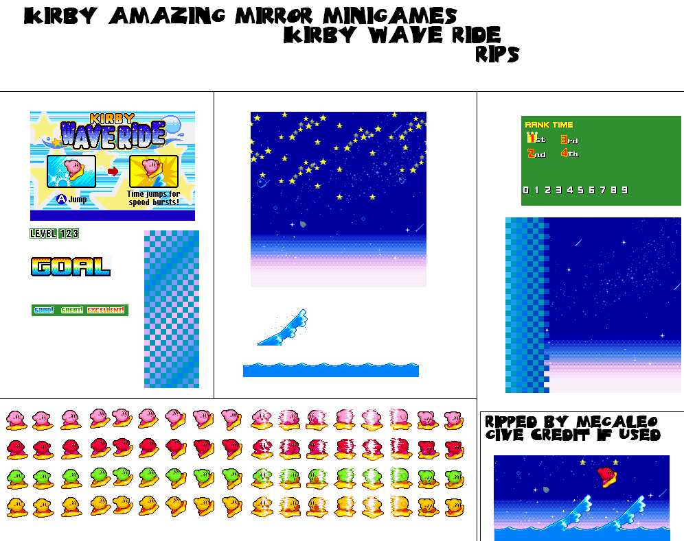Kirby & the Amazing Mirror - Kirby Wave Ride