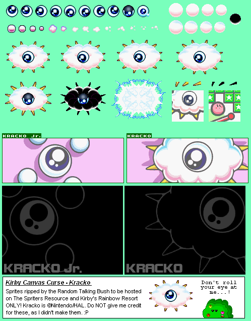 Kirby Canvas Curse / Kirby Power Paintbrush - Kracko
