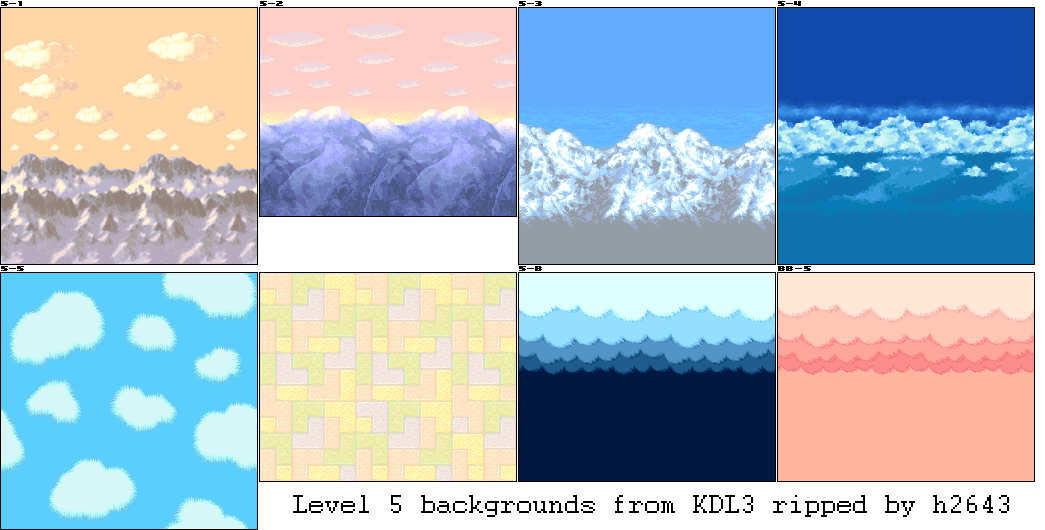 Kirby's Dream Land 3 - Level 5: Iceberg