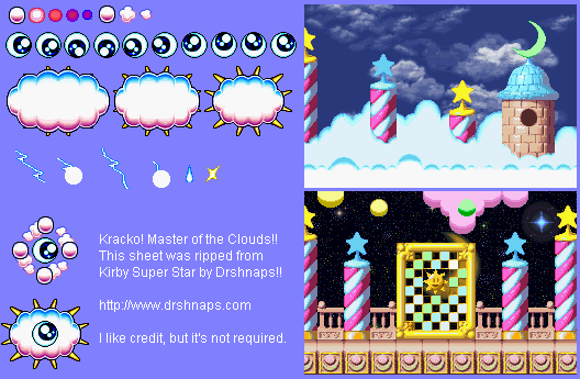 Kirby Super Star / Kirby's Fun Pak - Kracko