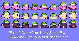 Kirby Super Star / Kirby's Fun Pak - Sleep Kirby