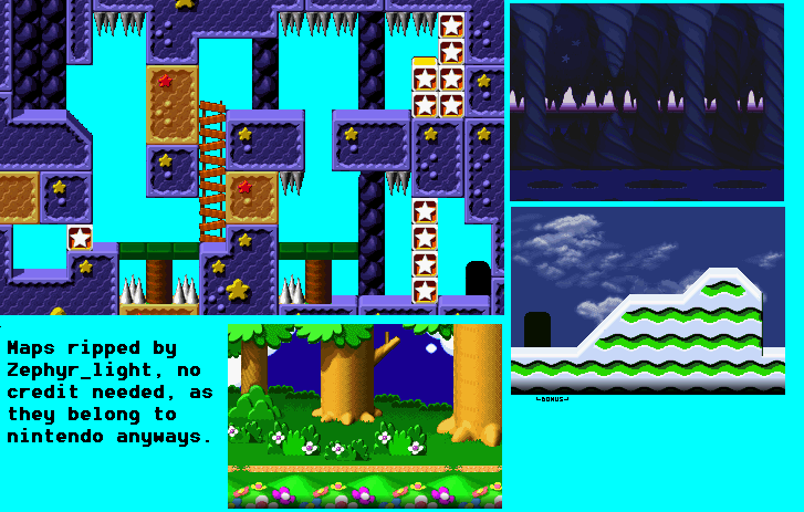 Kirby Super Star / Kirby's Fun Pak - Float Islands 2