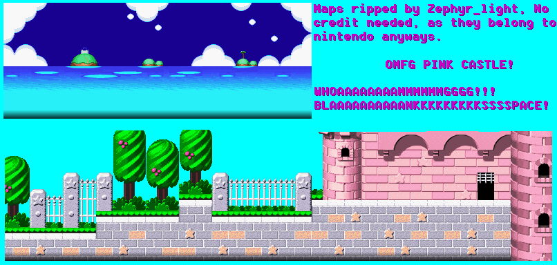 Kirby Super Star / Kirby's Fun Pak - Float Islands 3