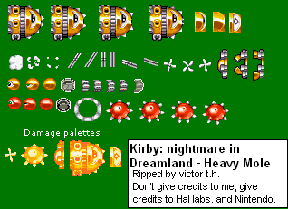 Kirby: Nightmare in Dream Land - Heavy Mole