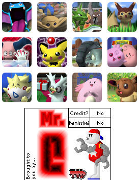 Pokémon Stadium 2 - Mini-Game Icons