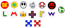 Mario Kart DS - Emblems