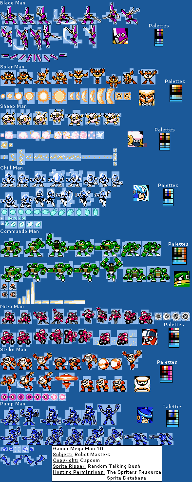 Mega Man 10 - Robot Masters