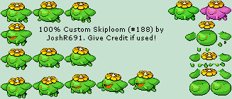 Pokémon Generation 2 Customs - #188 Skiploom