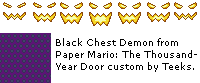 Paper Mario Customs - Black Chest Demon