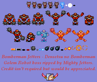 Bomberman Jetters: Densetsu no Bomberman (JPN) - Golem Robot