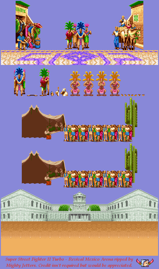 Super Street Fighter II: Turbo Revival - Mexico Arena