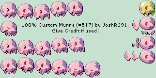 Pokémon Customs - #517 Munna