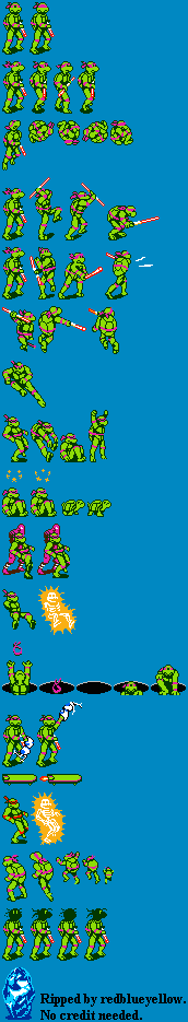 Teenage Mutant Ninja Turtles 2: The Arcade Game - Donatello