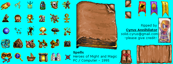 Heroes of Might and Magic - Spells