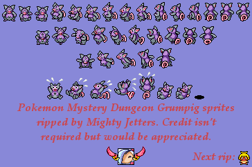 Pokémon Mystery Dungeon: Red Rescue Team - Grumpig