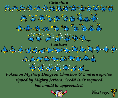 Pokémon Mystery Dungeon: Red Rescue Team - Chinchou & Lanturn