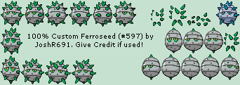 Pokémon Customs - #597 Ferroseed