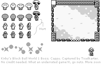 Kirby's Block Ball - Cappy