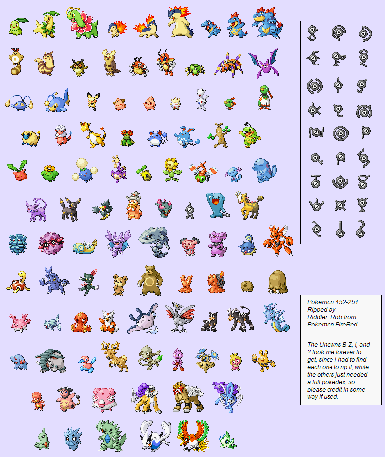 Pokémon FireRed / LeafGreen - Pokémon (2nd Generation)