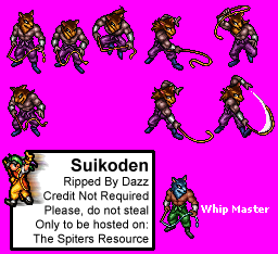 Suikoden - Whip Wolf