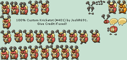 Pokémon Customs - #401 Kricketot