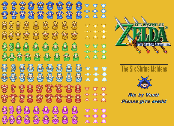 The Legend of Zelda: Four Swords Adventures - The Six Shrine Maidens