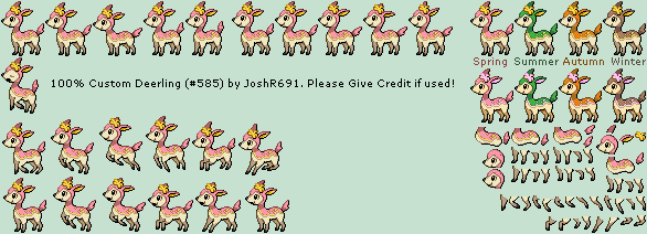 Pokémon Customs - #585 Deerling