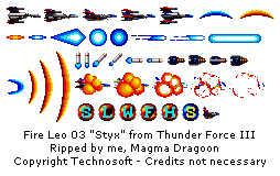 Thunder Force III - Fire Leo 03 "Styx"