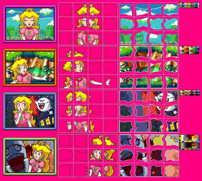 Super Princess Peach - Puzzles 1-4
