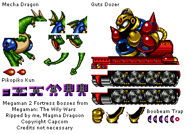 Mega Man: The Wily Wars: Mega Man 2 - Fortress Bosses