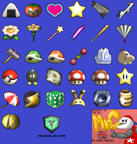Super Smash Bros. Melee - Item Icons