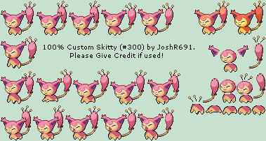 Pokémon Customs - #300 Skitty