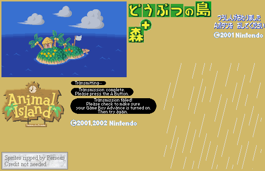 Animal Island - Title Screen
