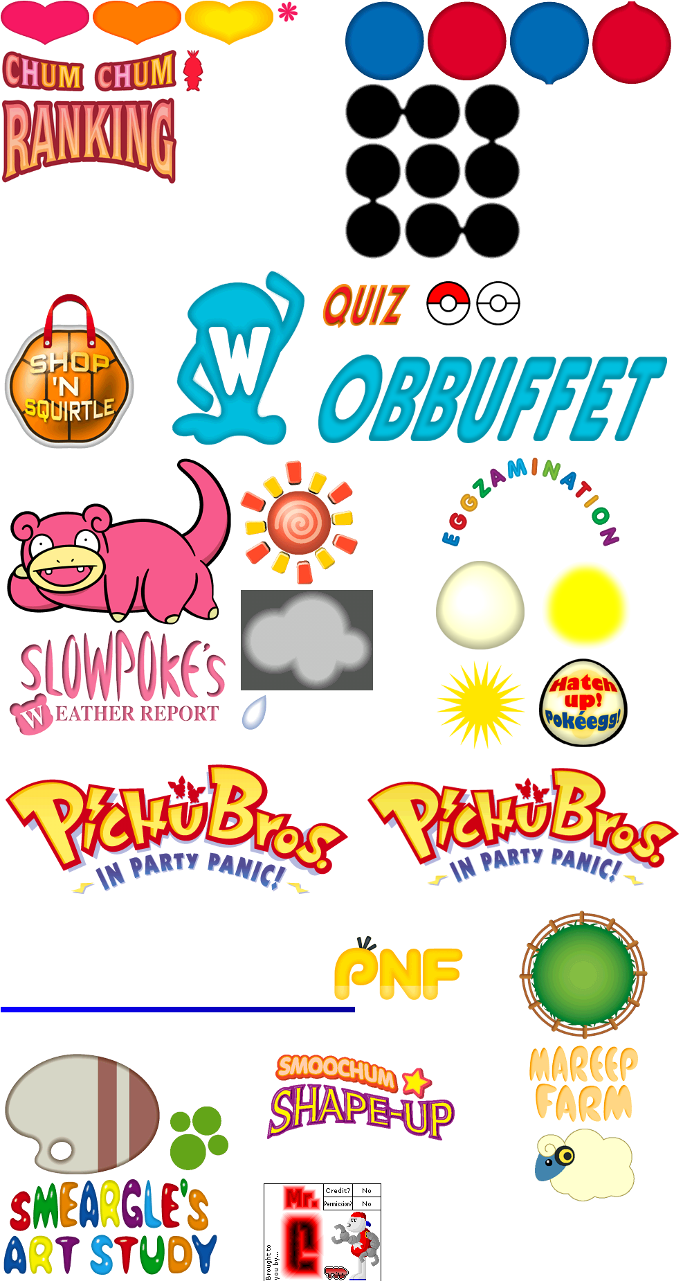 Pokémon Channel - Channel Logos