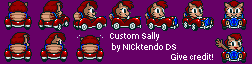Sonic the Hedgehog Media Customs - Sally (Super Mario Kart-Style)