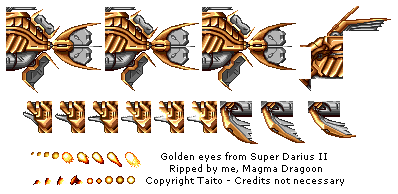 Super Darius II (JPN) - Golden Eyes
