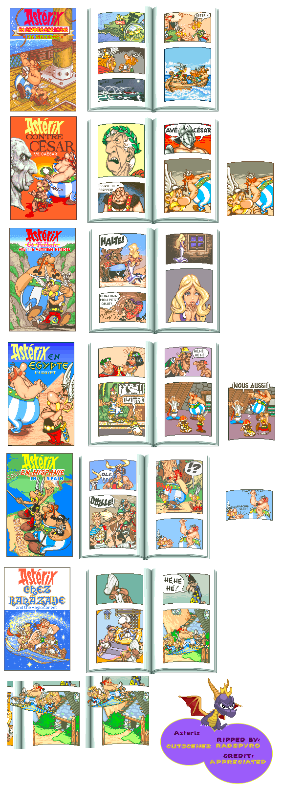Asterix - Cutscenes