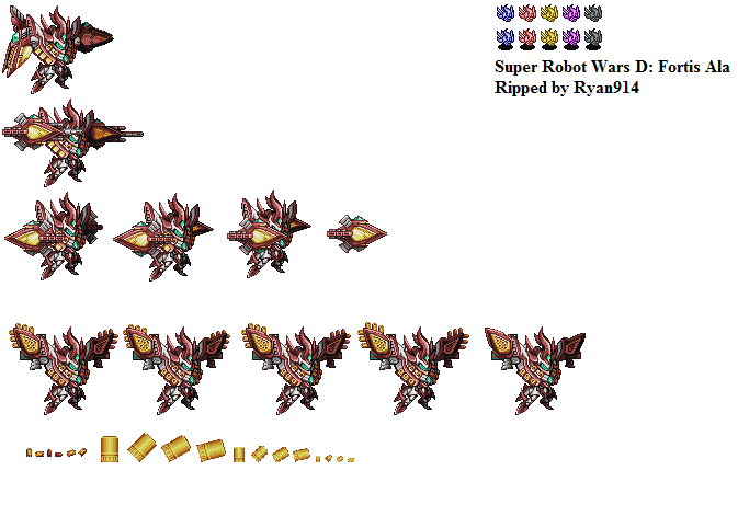 The Spriters Resource - Full Sheet View - Super Robot Wars ...