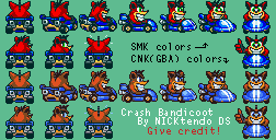 Crash Bandicoot Customs - Crash Bandicoot (Super Mario Kart-Style)