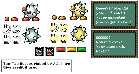 Super Mario Advance 3: Yoshi's Island - Tap-Tap the Red Nose & Tap-Tap the Golden