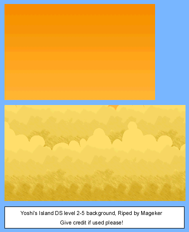 Yoshi's Island DS - World 2-5 Background
